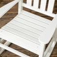 thumbnail image 5 of Yardi Yarda 2 Pieces Outdoor Rocking Chair with Armrests, Fade-Resistant Waterproof HDPE Chair, White, 5 of 11