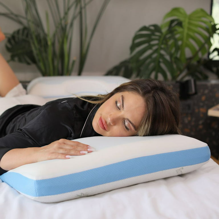 Cool Gel Memory Foam Pillow For Sleep, Premium Ventilation Comfort Micro Cool  Gel Pad Memory Foam Pillows - Buy Cool Gel Memory Foam Pillow For Sleep,  Premium Ventilation Comfort Micro Cool Gel