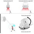 thumbnail image 3 of Motion Detector, Wireless Doorbell, Home Alarm System Kit with 1 Sensor and 1 Receiver, Electronic Sensor Welcome Device for Shops, Offices, Front Doo, 3 of 5