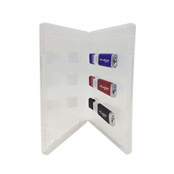usdm flash pac 3up usb flash drive case super clear with logo 25