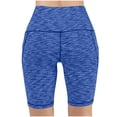 thumbnail image 5 of LEKWK Short Leggings for Women High Waist Side Pockets Tummy Control Gym Leggings Stretchy Yoga Workout Leggings Compression Running Athletic Gear, 5 of 7