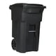 thumbnail image 1 of Cubo de basura GardenNest 240L con ruedas y tapa de polietileno negro, 1 of 5