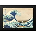 thumbnail image 2 of Hokusai, Katsushika 14x11 Black Modern Framed Museum Art Print Titled - The Great Wave off Kanagawa, 2 of 5