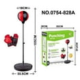 thumbnail image 3 of HOARBOEG Teens Adjustable Height Boxing Stand with Punching Bag & Gloves, Indoor Freestanding Punching Ball Set, Junior Boxing Trainer for Fitness, Motor Skills, Active Play, 3 of 9