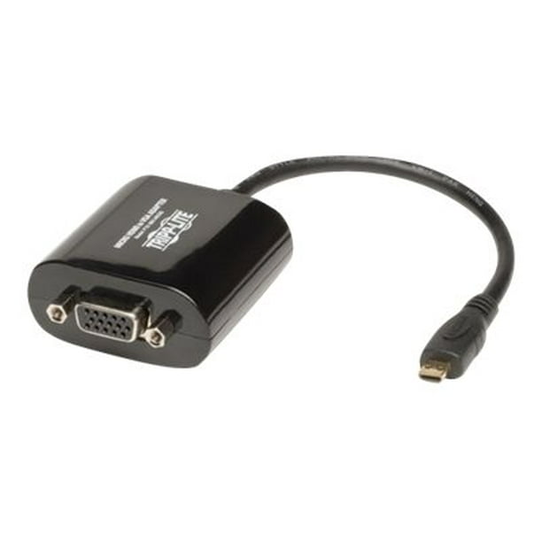 Tripp Lite Micro HDMI to VGA Converter Adapter, 6", P13106NMICRO