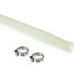 thumbnail image 2 of Quantum 9mm x 10mm Clear/Black Corrugated Flex Hose Fuel Line & Clamps (Clear or Black), 2 of 2