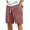 Pink, variant on Uwinwear Mens Corduroy Shorts Casual Elastic Waist Drawstring Summer Beach Loose Fit Shorts Big And Tall Short Pants with Pockets