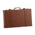 thumbnail image 3 of Wooden Suitcase Storage Chest Decorative Box Retro Style with Handle for Wedding Photography Studio Setups, 3 of 9