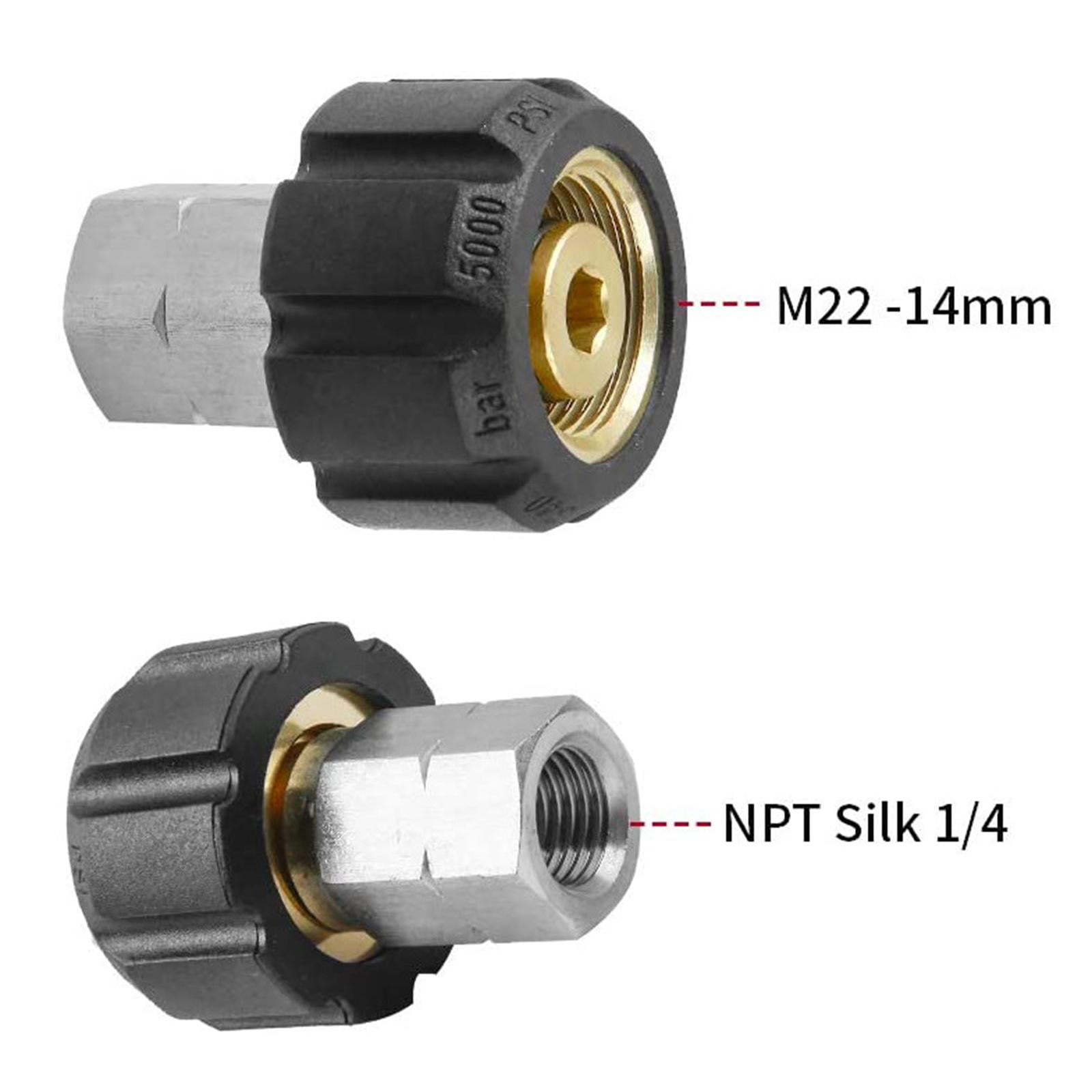 Nishiyuenyi 15M Sewer Jetter Kit for Pressure Washer,Sewer Jetter Nozzles Kit,Drain Cleaning