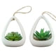 thumbnail image 1 of uds suculentas de simulación adornos creativos colgante de pared de moda flores artificiales plantas verdes, 1 of 5