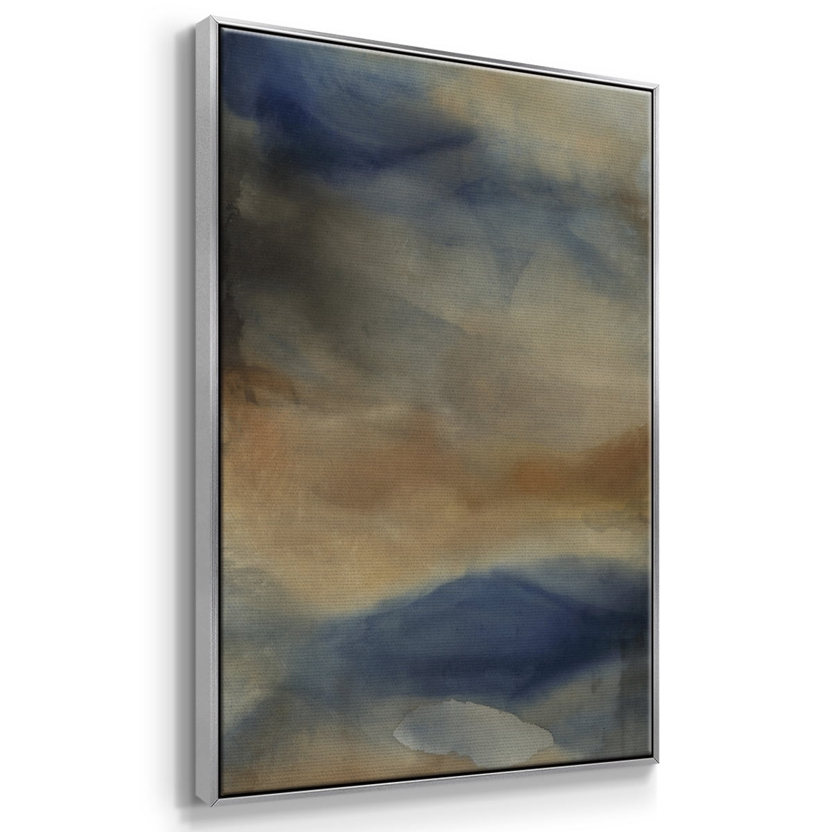 Reflection Framed Premium Gallery Wrapped Canvas - Ready to Hang - 17 x 25 - Silver Floating Frame