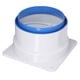 thumbnail image 2 of Kitchen Range Hoods Check Valve Automatic Anti Odor 1 Way Check Valve for 150 to 180mm Dia Pipe, 2 of 5