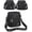 Black, variant on Crossbody Bag For Men Small Travel Messenger Bag Business Bag With Multiple Pockets Adjustable Strap Compact