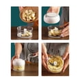 thumbnail image 6 of Cheers.US Food Chopper, Hand-Powered Portable Food Processor, Manual Vegetable Slicer and Dicer, Pull Chop Mechanism Cutter for Garlic, Onion, Vegetable, Salad, Pepper, 6 of 7
