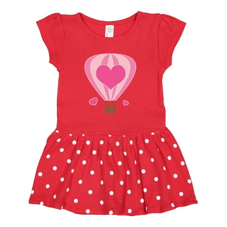 

Inktastic Valentine Hot Air Balloon Gift Toddler Girl Dress