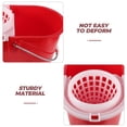 thumbnail image 3 of unbranded Cubo De Plástico Para Limpieza Con Asa Accesorio Para Trapeador Mop Commercial Rojo, 3 of 6