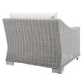 thumbnail image 6 of Lounge Chair, Sunbrella, Rattan, Wicker, Light Grey Gray White, Modern Contemporary Urban Design, Outdoor Patio Balcony Cafe Bistro Garden Furniture Hotel Hospitality, 6 of 9