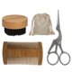 thumbnail image 2 of Juego de Tijeras de Corte de Barba ANGGREK Kit de Cuidado de Barba con Bolsa de Almacenamiento, 2 of 8