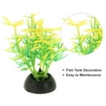 thumbnail image 3 of Unique Bargains 20 Pcs Aquarium Plants Decorations Artificial Aquatic Plants Green 1.97", 3 of 7