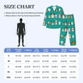 thumbnail image 6 of Kll Cartoon Dogs Sleepwear Mens Flannel Pajamas,Long Cotton Pj Set, 6 of 9