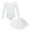 White, variant on TSSOE Kids Girls Ballet Dance Gymnastics Leotard Bodysuit with Mesh Tutu Skirts Set Dancing Costume White 6