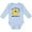 AE-Light Blue, variant on Inktastic Life's Ducky 1st Birthday Boys or Girls Long Sleeve Baby Bodysuit