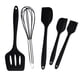 thumbnail image 1 of Juego de cocina, juego de utensilios de cocina de silicona, negro, 1 of 5