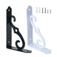thumbnail image 3 of VONKY Support de Rangement en Forme de L pour Rangement Robuste et Élégant Élimine les Secousses Support Triangulaire Structure en L Noir+accessoires 10 Pouces, 3 of 6