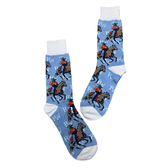 Women's Multicolor Western Cotton Poly Socks