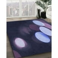 thumbnail image 3 of Ahgly Company Machine Washable Indoor Rectangle Transitional Periwinkle Purple Area Rugs, 3' x 5', 3 of 7