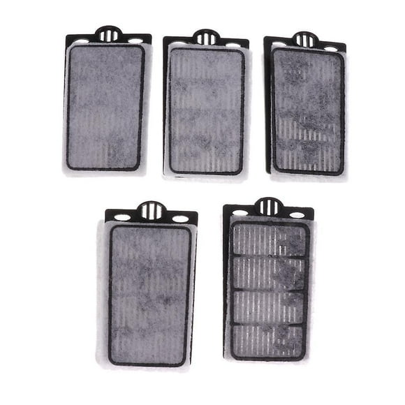 5Pcs Aquarium Activated Carbon Filter Cartridge Low Water Internal Filter