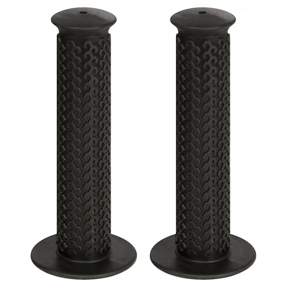 Bike Shop Replacement Non-Slip Rubber Handlebar Grips, Black