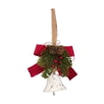 thumbnail image 2 of Adorno Navideño con Forma de Lazo, Piñas y Campanas para Árbol de Navidad., 2 of 6
