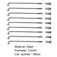 thumbnail image 6 of SPRING PARK 36Pcs 60-305mm 12G Electric Bicycle E-bike Spoke &Nipple Dia.2.5MM Stainless Steel, 6 of 7