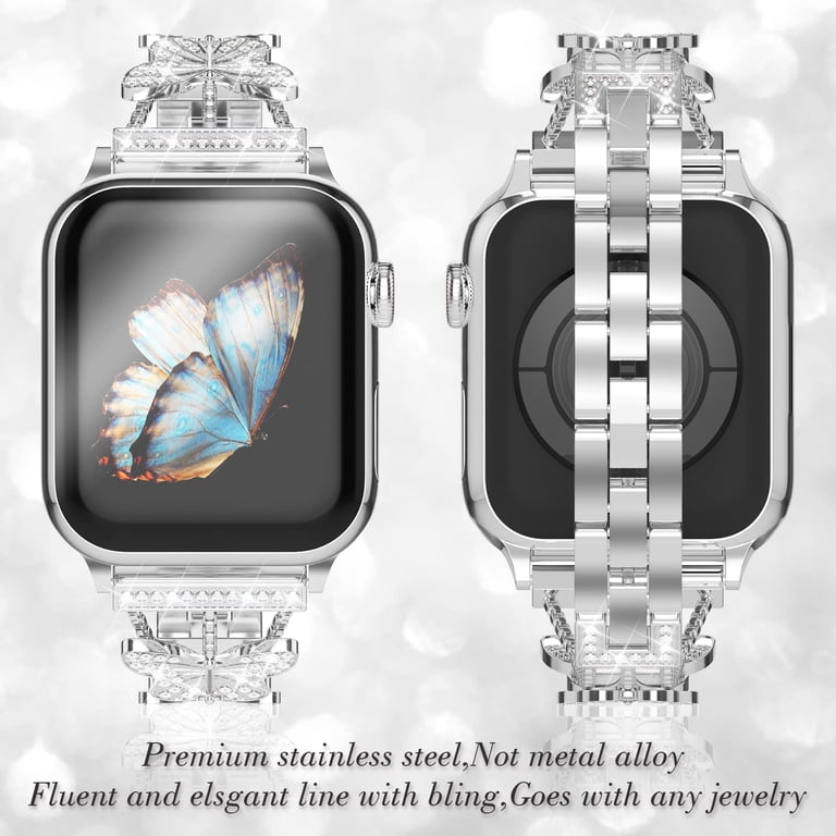 Dwitch Butterfly Band Compatible with Apple Watch Bands 49mm  display picture 3