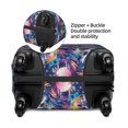 thumbnail image 2 of Kdxio cool Skull colorful Pattern Luggage Cover for Travel,Elastic and Durable,Fits 18-32 Inch,Anti-Scratch Suitcase Protector-No luggage included, 2 of 5