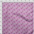 thumbnail image 5 of oneOone Polyester Spandex Magenta Fabric Travel Craft Projects Decor Fabric Printed By The Yard 56 Inch Wide, 5 of 5