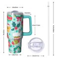 thumbnail image 2 of 30oz Christmas Tree Tumbler with Straw Lid Double Wall Stainless Steel Cup Holiday Gifts for Women Men, 2 of 5
