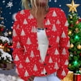 thumbnail image 2 of Women's Button Up Christmas Sweater Cardigans, Trendy Casual Plus Size Long Sleeve Graphic Holiday Outerwear, 2 of 4