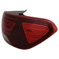 thumbnail image 3 of Tail Light Compatible with 2019-2020 Kia Sorento 2.4L 2.0L I4 Right Passenger Side 240HP Replaces 92402 C6500 92402C6500 KI2805154 HALOGEN RED, CLEAR PLASTIC PC 11-9071-00, 3 of 6
