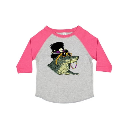 

Inktastic Mardi Gras VooDoo Gator Gift Toddler Boy or Toddler Girl T-Shirt