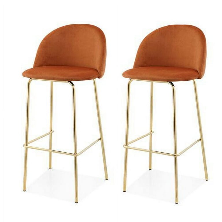 Meelano 29.6 Bar Stool Set of 2 Walmart