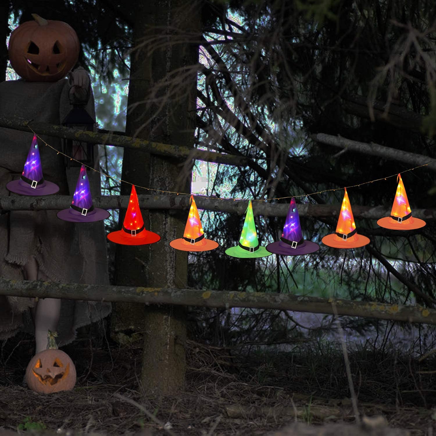Halloween Decorations Witch Hat String 
