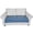 BLUE-2Stear, variant on Boho Chenille Couch Covers,Geometric Couch Covers for Sofa,Chenille Couch Cover Non Slip,Sectional l Shaped Sofa Furniture Protector Cover for Home Decor,（Lake Blue）