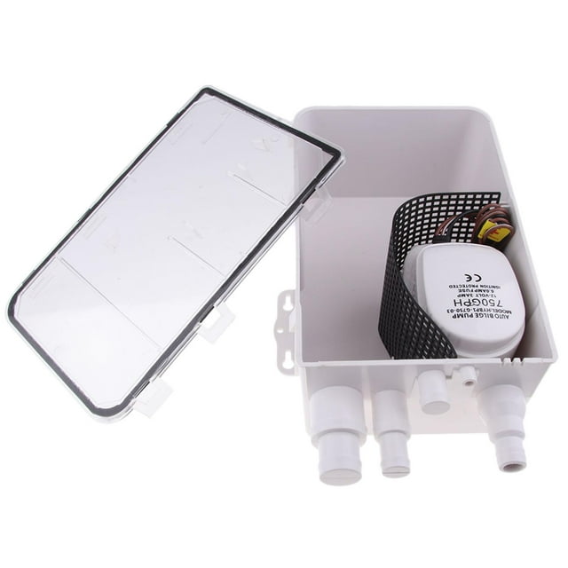 Caja de Desagüe de de Aguas Residuales Modelo de Bomba 750GPH 12V Caja Multipuerto de de Barco