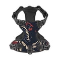 thumbnail image 4 of Lsque Patriotic Bulldog Art Dog Harness, No-Pull Pet Harness with 2 Leash Clips, Adjustable Soft Padded Dog Vest with Easy Control Handle for Large Dogs-, 4 of 9