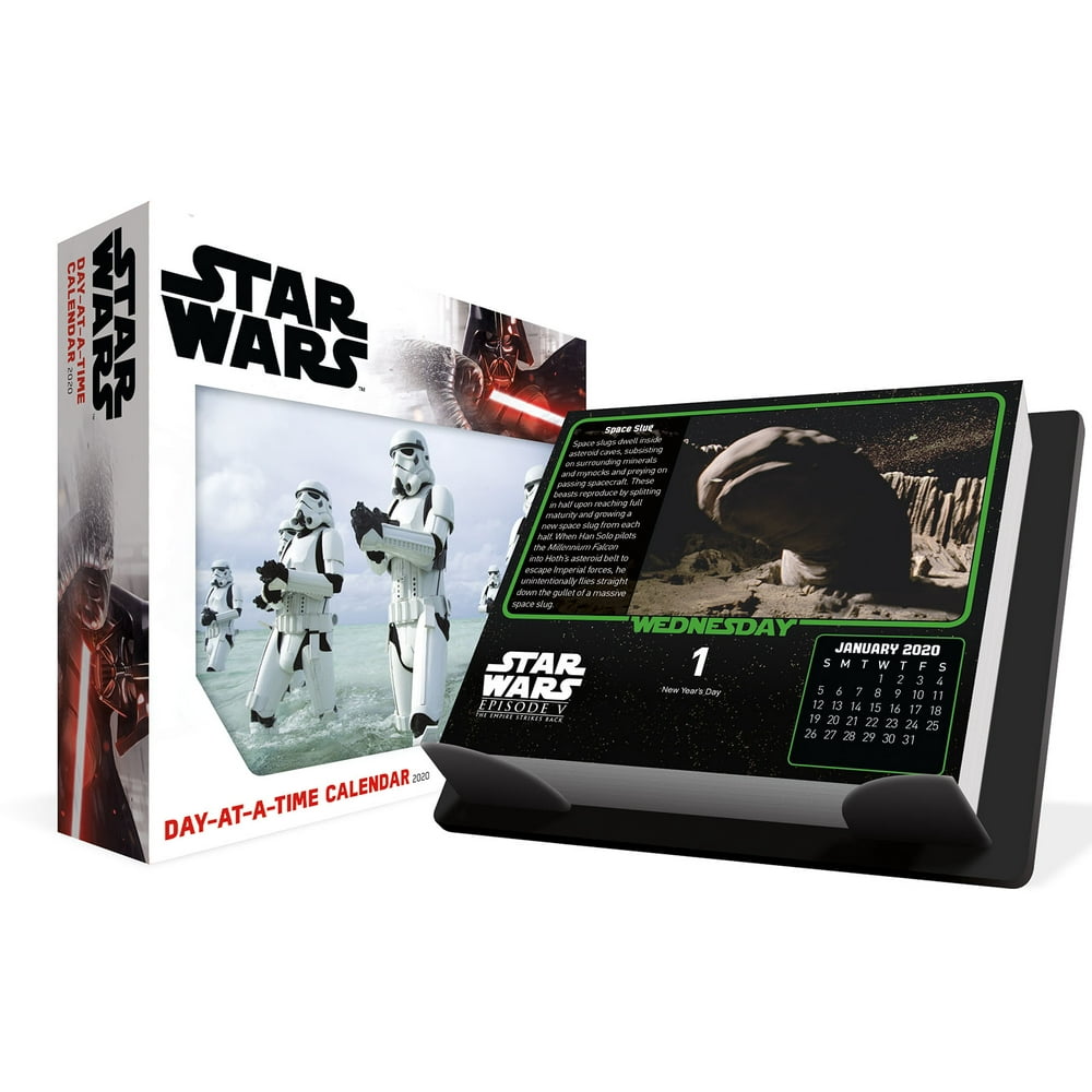 Trends International 2020 Star Wars DayataTime Box Box Calendar