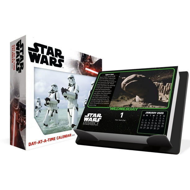 Trends International 2020 Star Wars DayataTime Box Box Calendar
