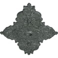 thumbnail image 3 of 67 1/4"W x 43 3/8"H x 4"ID x 2"P Melchor Diamond Ceiling Medallion (Fits Canopies up to 4"), Hand-Painted Athenian Green Crackle, 3 of 5