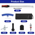 thumbnail image 3 of Tysrjsv Tire Spoons Set Steel Tire Changing Tool Motorcycle Tire Changer Tire Removal Tool Rustproof Tire Spoon Levers Tire Changer Kit for Motorcycle Bicycle Tire Replacement, 3 of 10